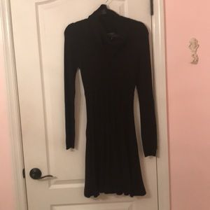Black sweater dress